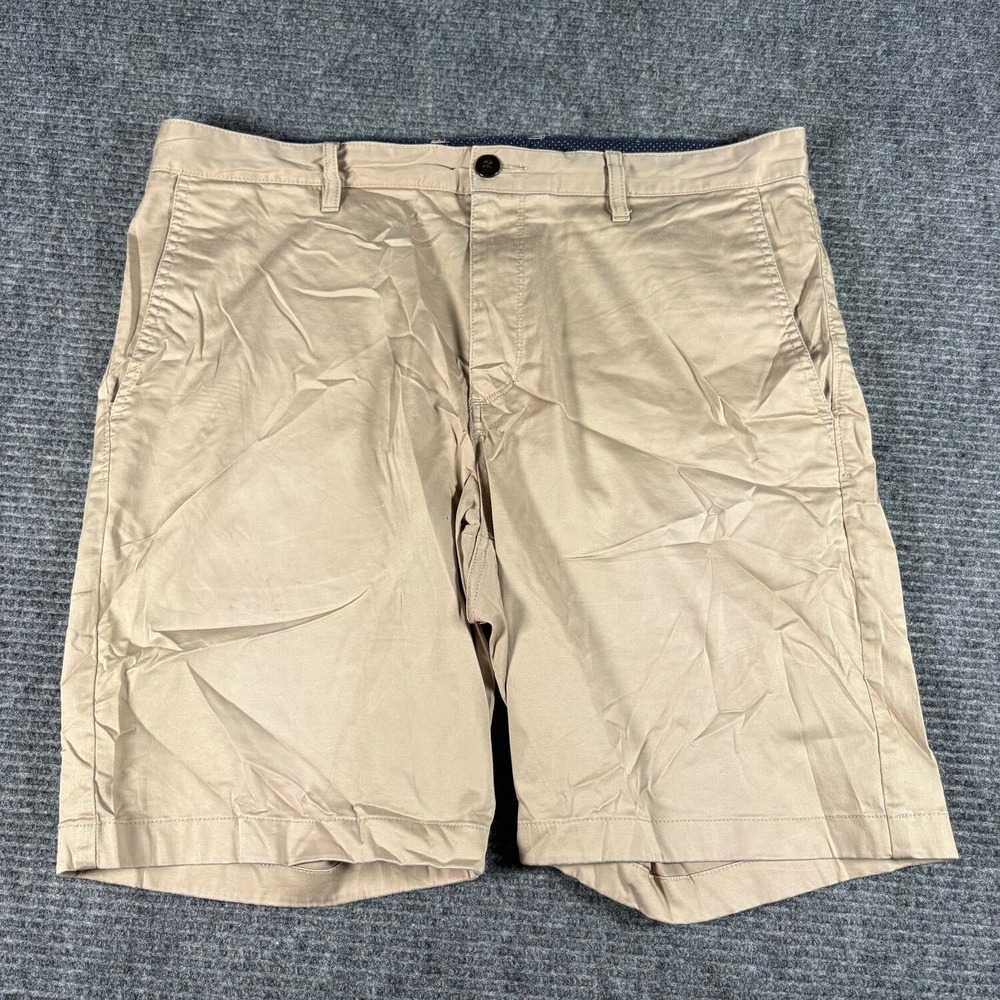 Daniel Hechter Chino Shorts Mens 36 Khaki Tan Excellent Cotton Casual Summer